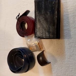 Belt and wallet set.